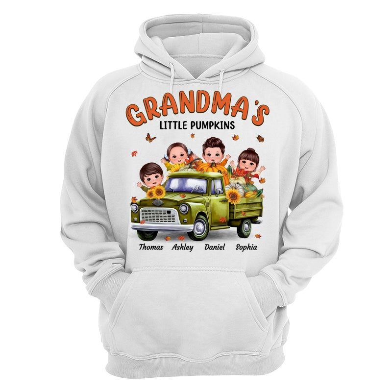 Fall Season Happy Doll Kids Truck Personalized Shirt
