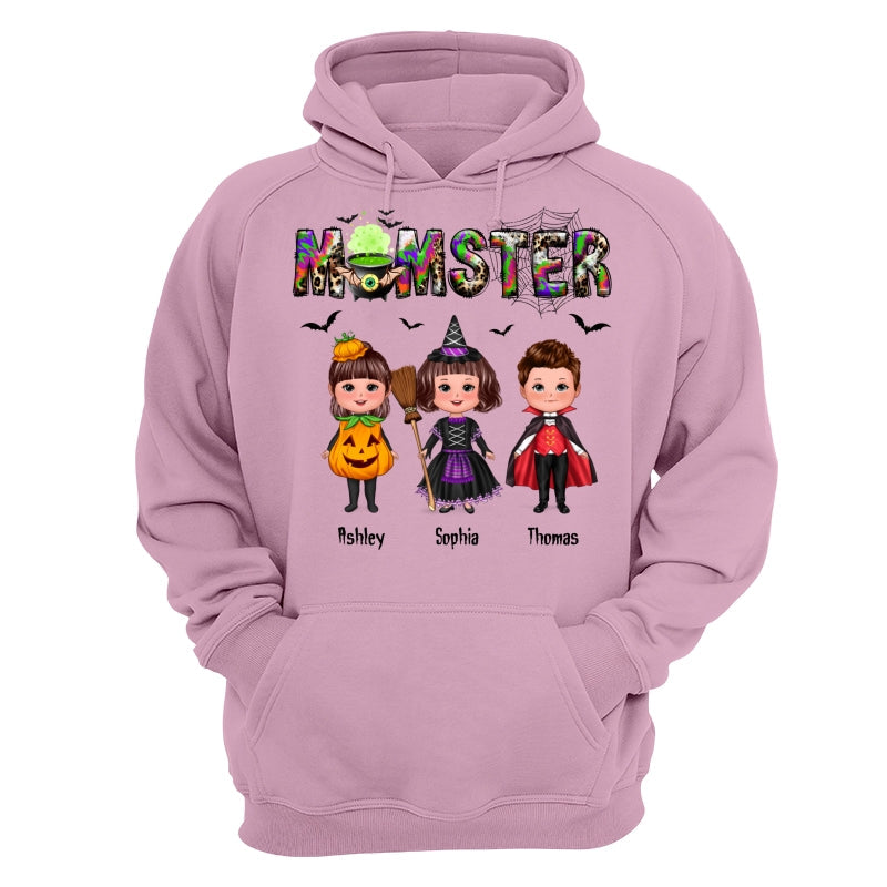 Halloween Momster Doll Kids Gift For Mom Personalized Shirt