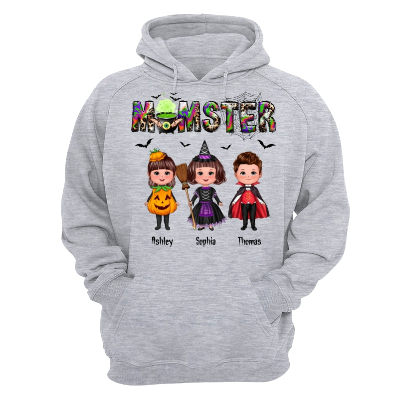 Halloween Momster Doll Kids Gift For Mom Personalized Shirt