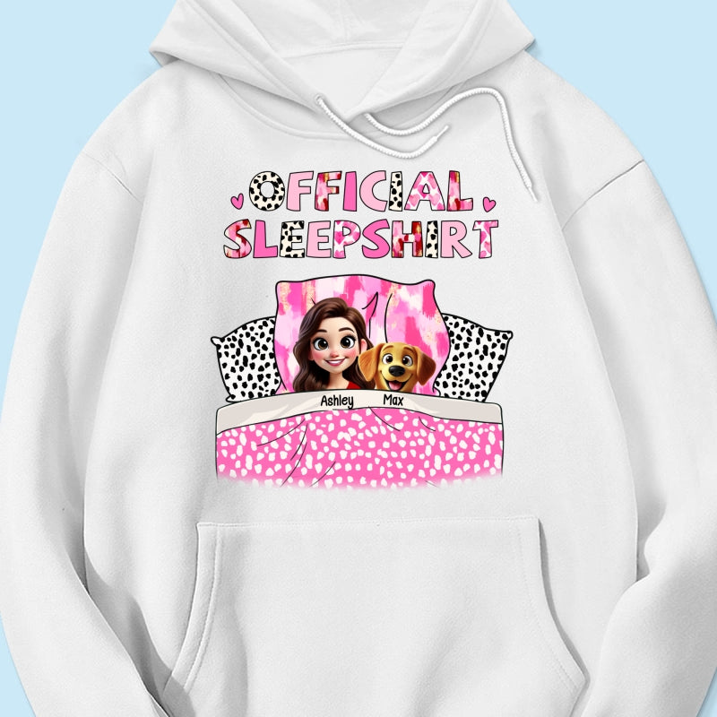 My Official Sleepshirt 3D Cute Dogs Personalized Shirt, Gift For Dog Mom