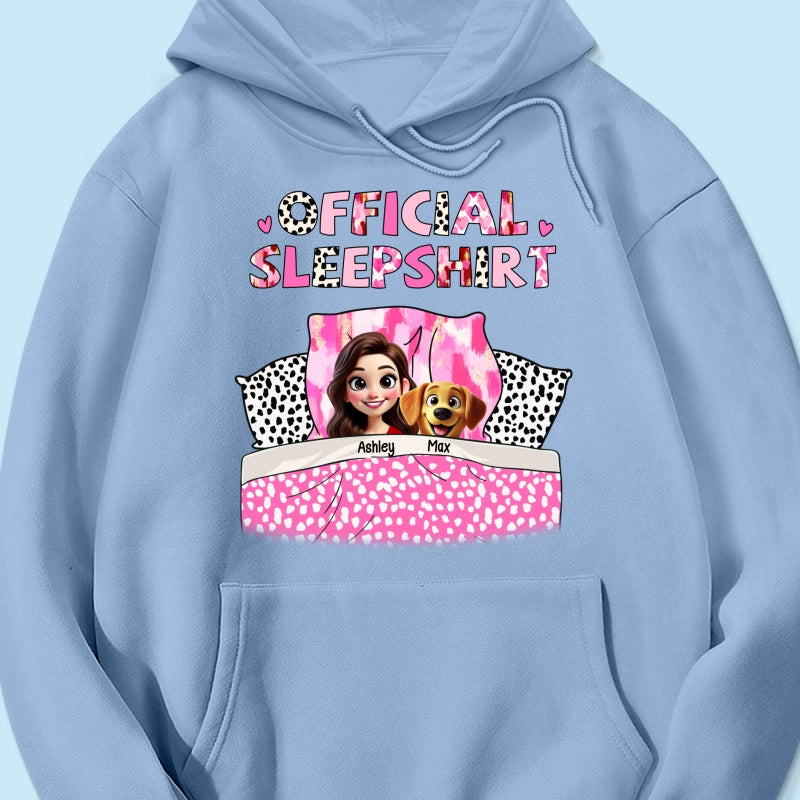 My Official Sleepshirt 3D Cute Dogs Personalized Shirt, Gift For Dog Mom