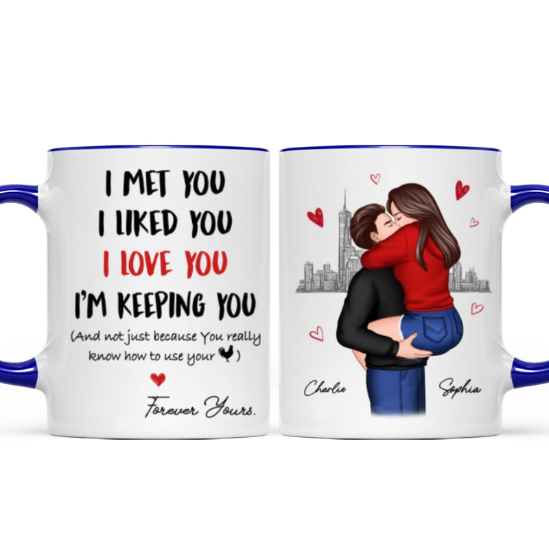 I Love You Forever Yours Funny Gift For Couple  Gift Personalized Mug