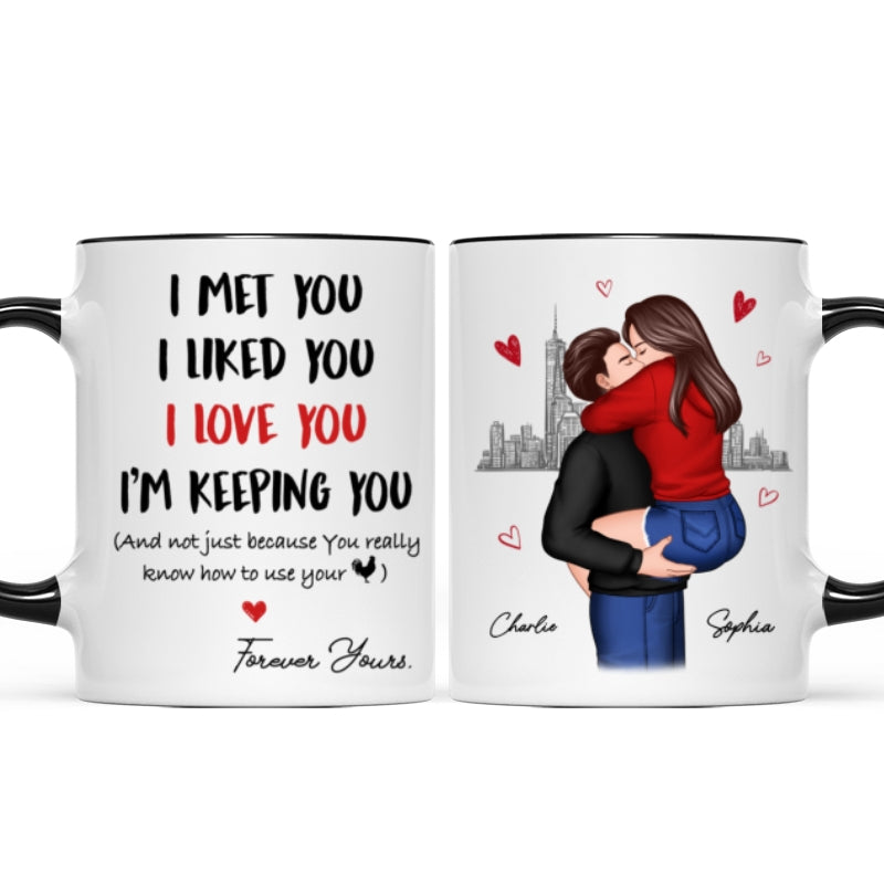 I Love You Forever Yours Funny Gift For Couple  Gift Personalized Mug