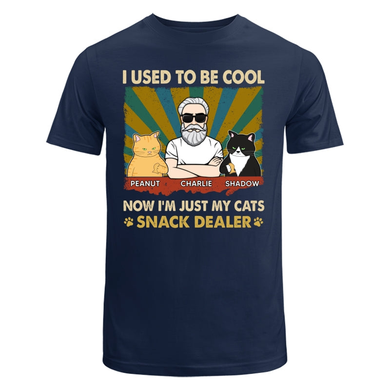Used To Be Cool Now Snack Dealer Cat Dad Personalized Shirt