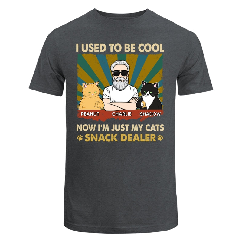 Used To Be Cool Now Snack Dealer Cat Dad Personalized Shirt