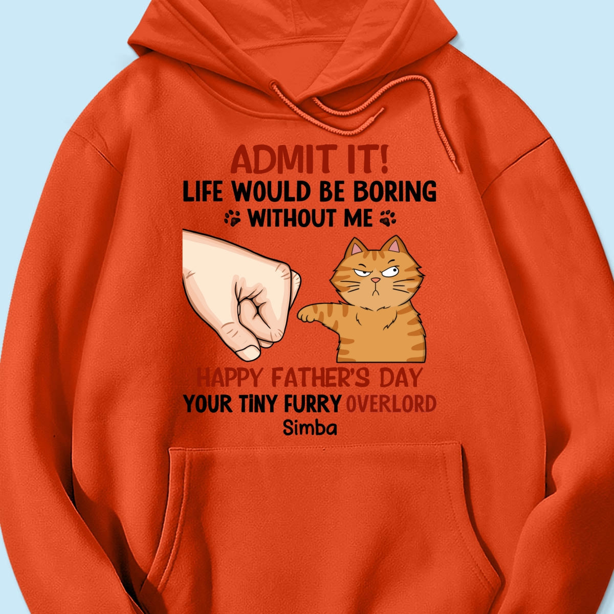 Admit It Life Would Be Boring Without Us Funny Cute Cats Personalized Shirt, Father‘s Day Gift For Cat Dad