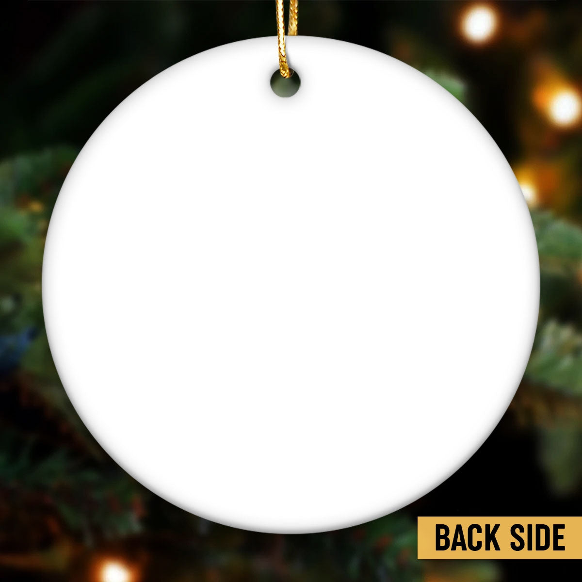 Best Team Ever Christmas Tree Line 3D Effect - Personalized Ceramic Ornament - Gift For Colleagues, Coworkers
