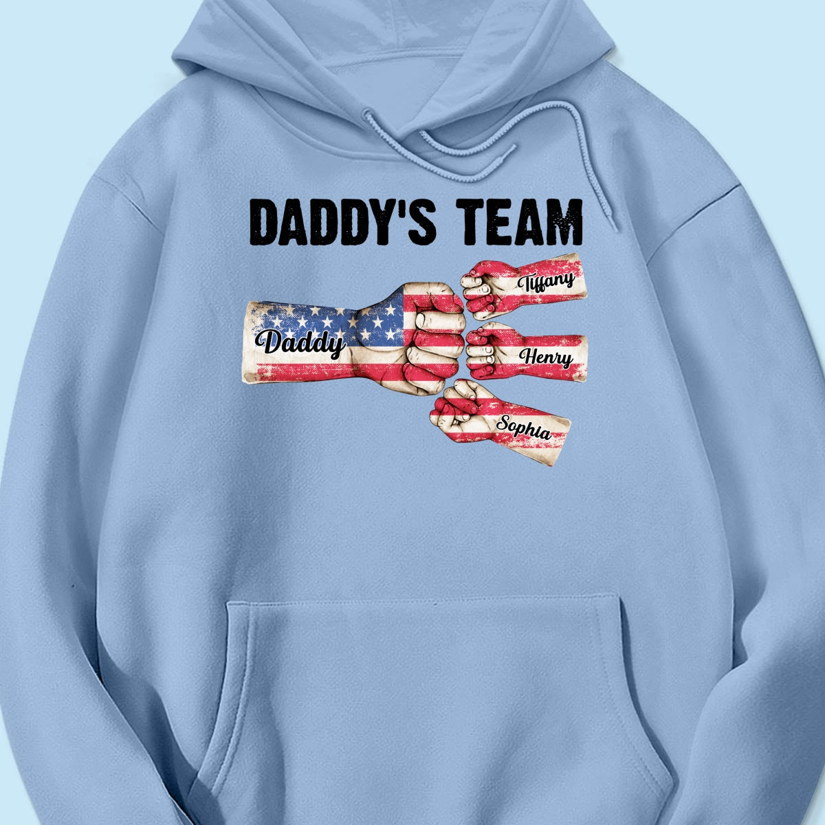 American Daddy‘s Team Personalized Shirt