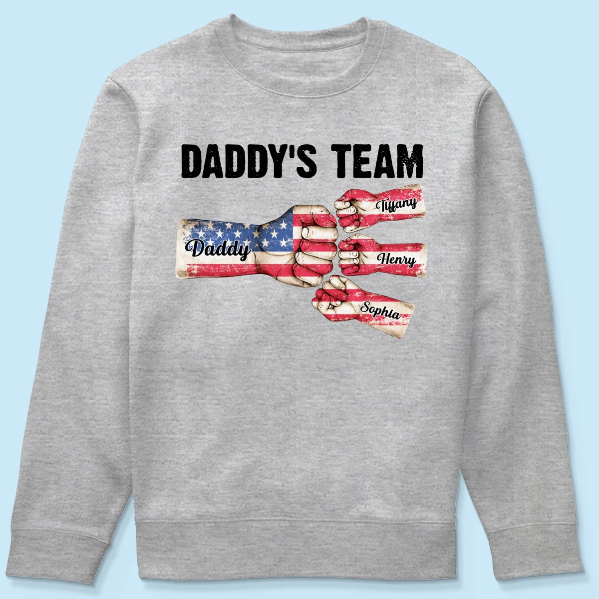 American Daddy‘s Team Personalized Shirt