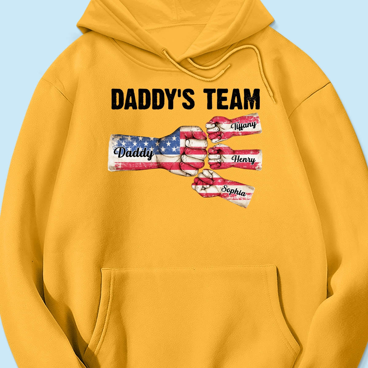 American Daddy‘s Team Personalized Shirt