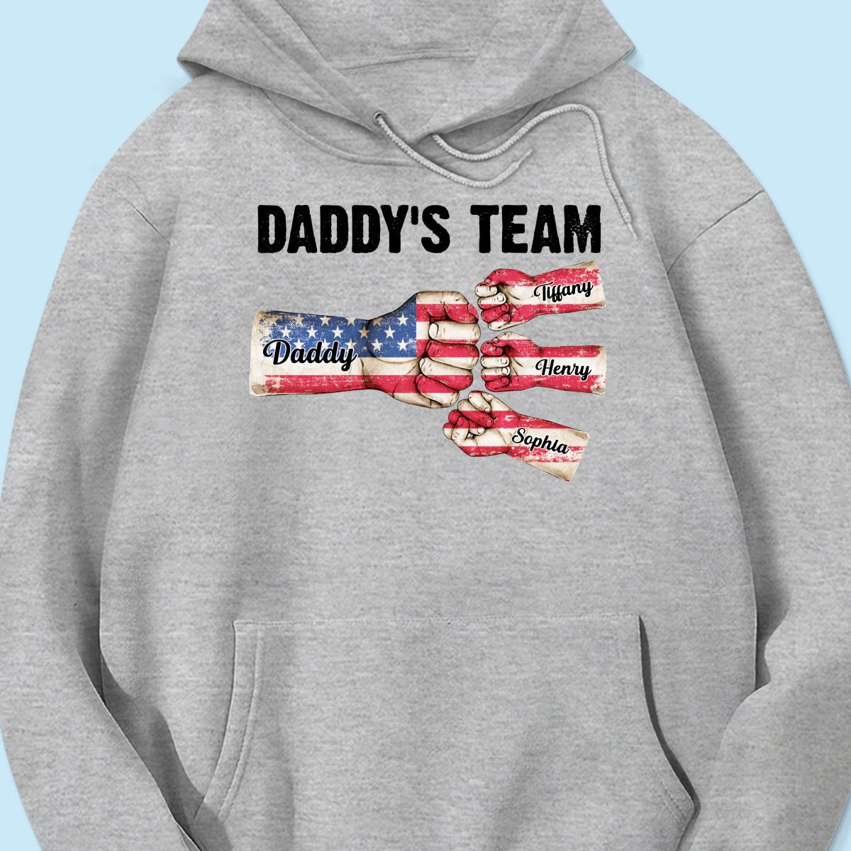 American Daddy‘s Team Personalized Shirt