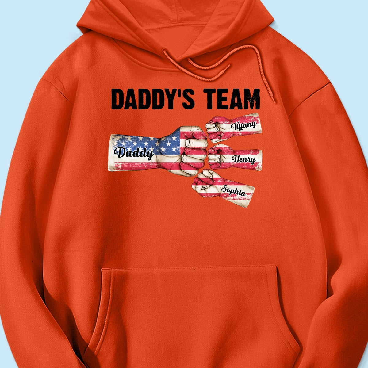 American Daddy‘s Team Personalized Shirt