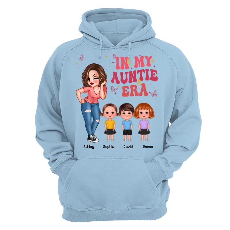 In My Auntie Era Pretty Woman With Cute Kids Personalized Shirt