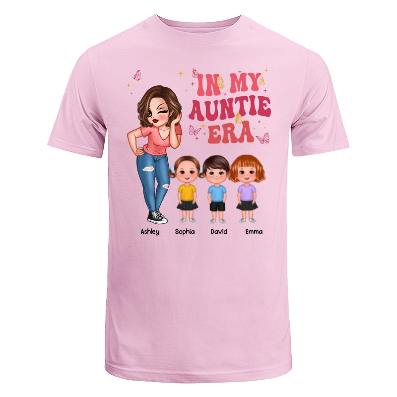 In My Auntie Era Pretty Woman With Cute Kids Personalized Shirt