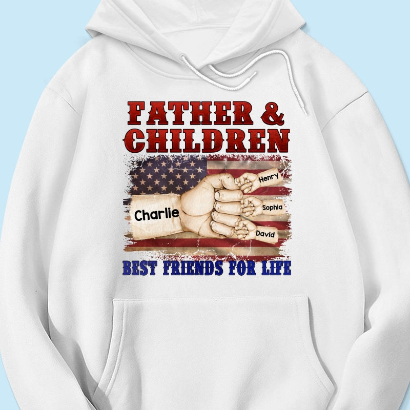 Father & Children Best Friends for Life Personalized Shirt