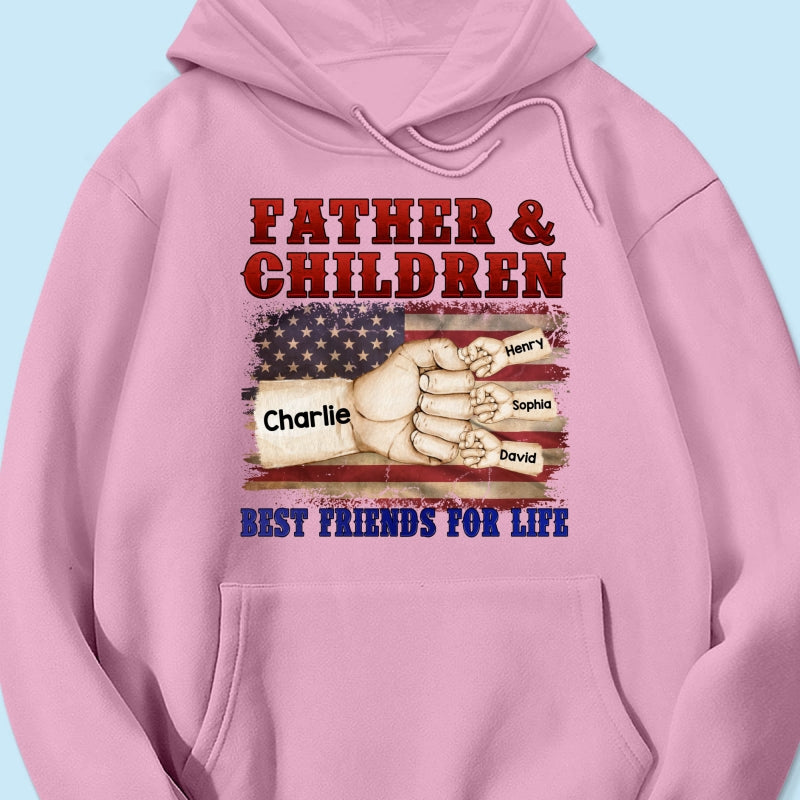 Father & Children Best Friends for Life Personalized Shirt