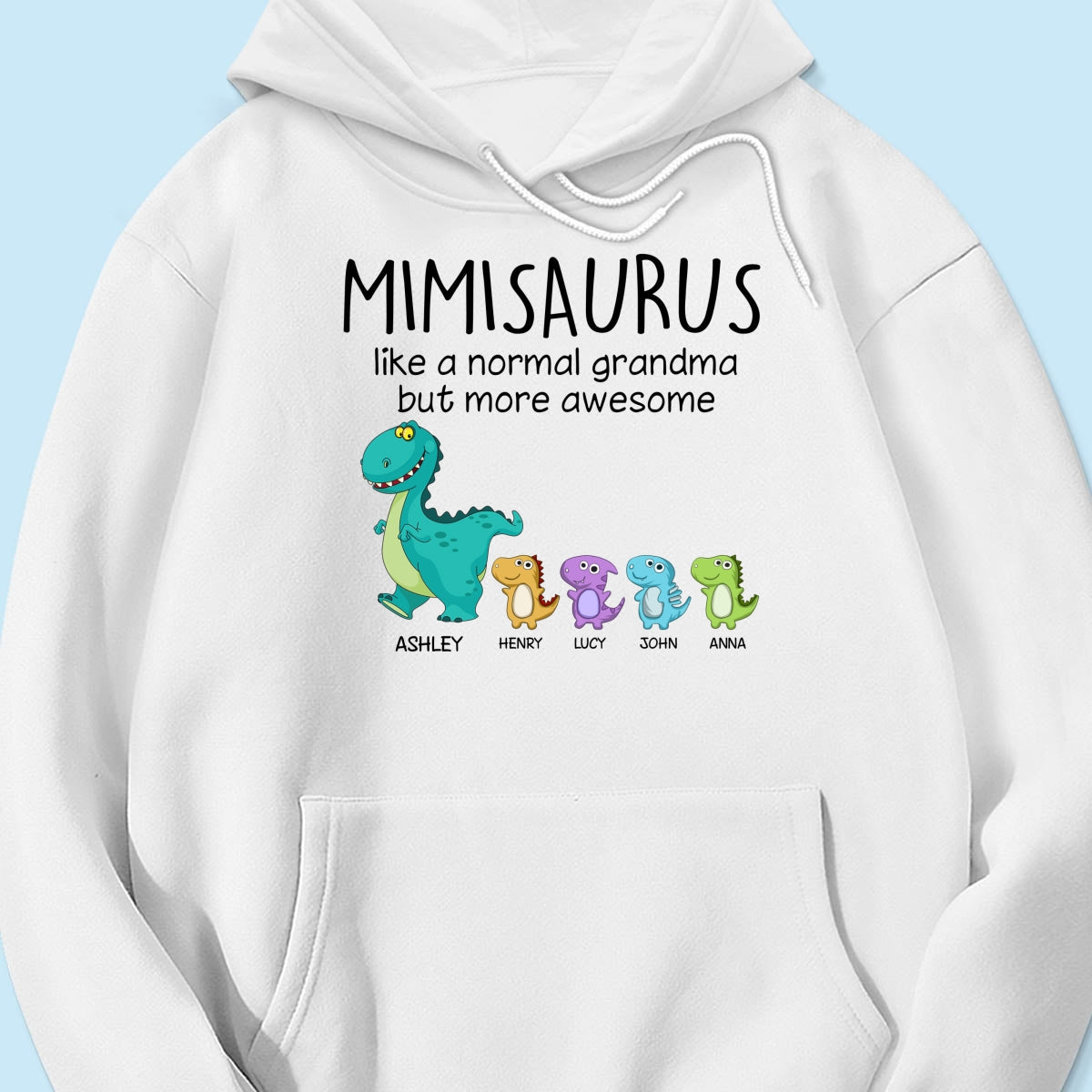 Grandmasaurus And Kids Personalized Shirt