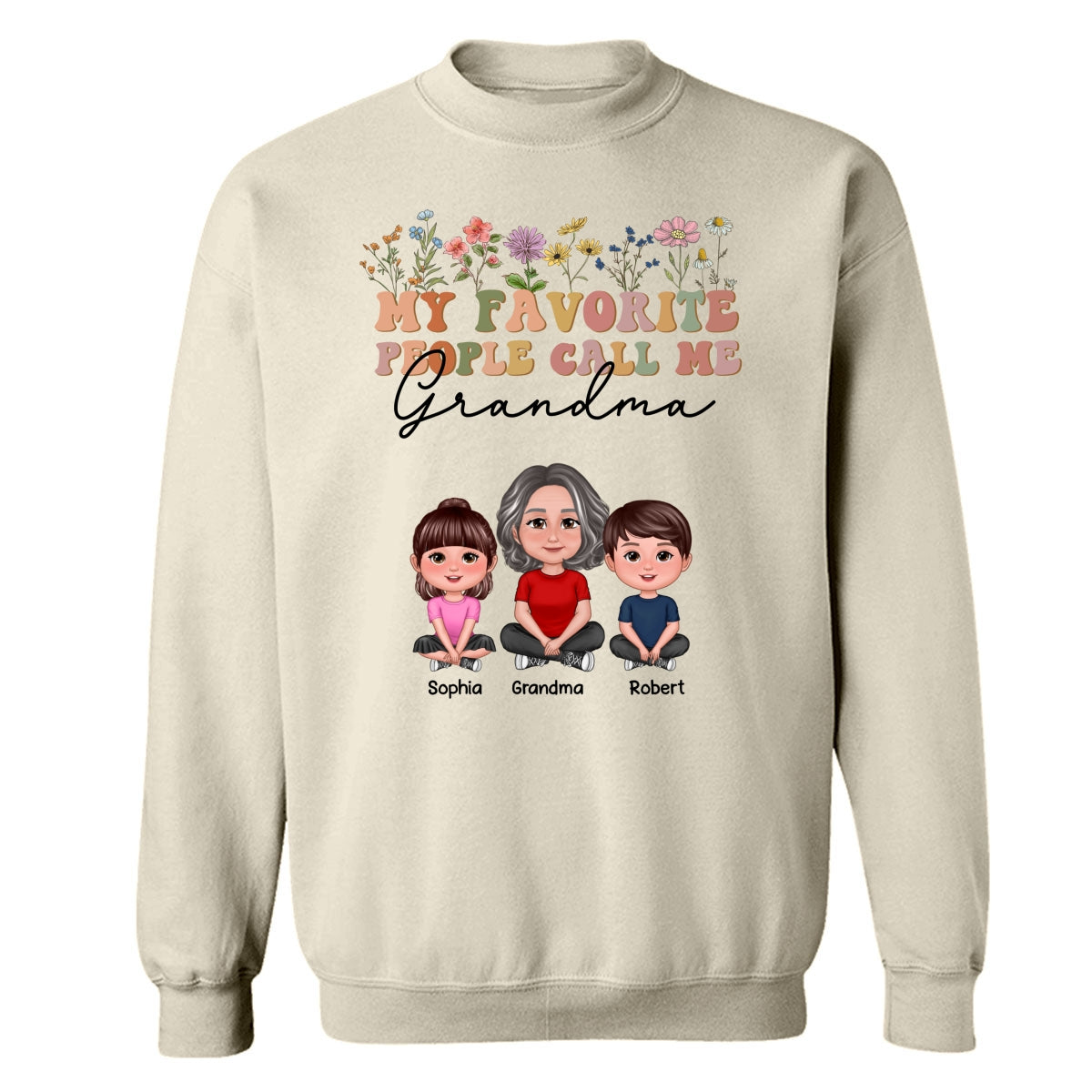 My Favorite People Call Me Mother‘s Day Gift For Grandma Mom Auntie Personalized Shirt