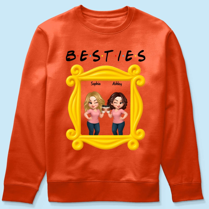 Best Friends Personalized Funny Matching Shirts, Sweatshirts, Fall Gift for Best Friends