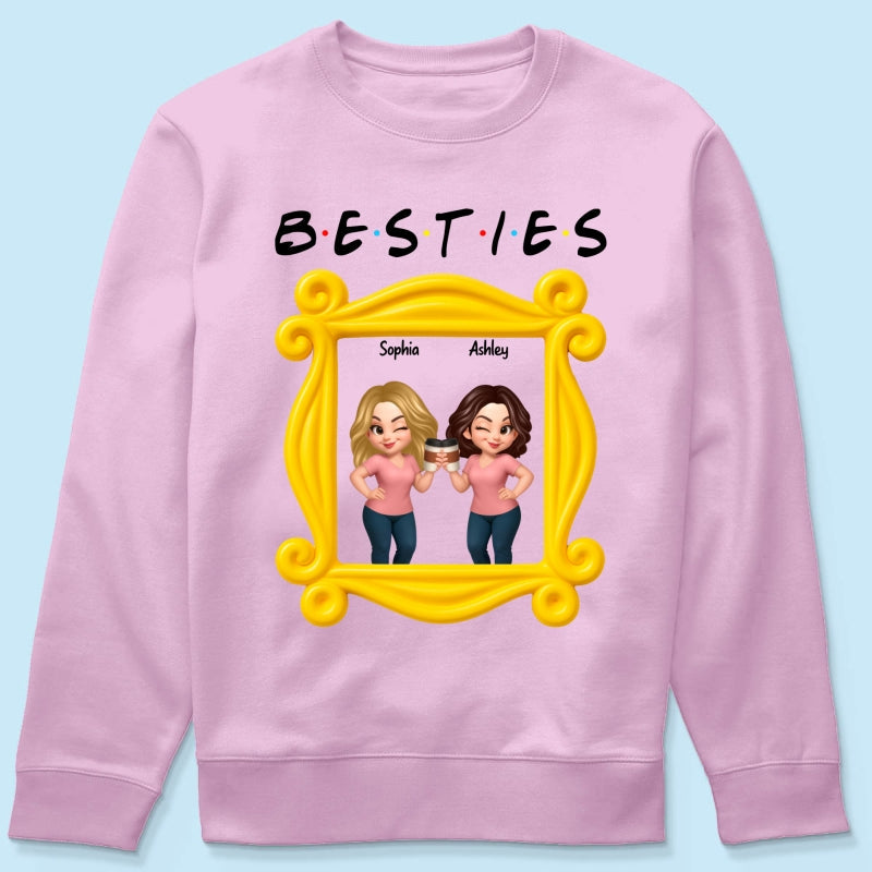 Best Friends Personalized Funny Matching Shirts, Sweatshirts, Fall Gift for Best Friends