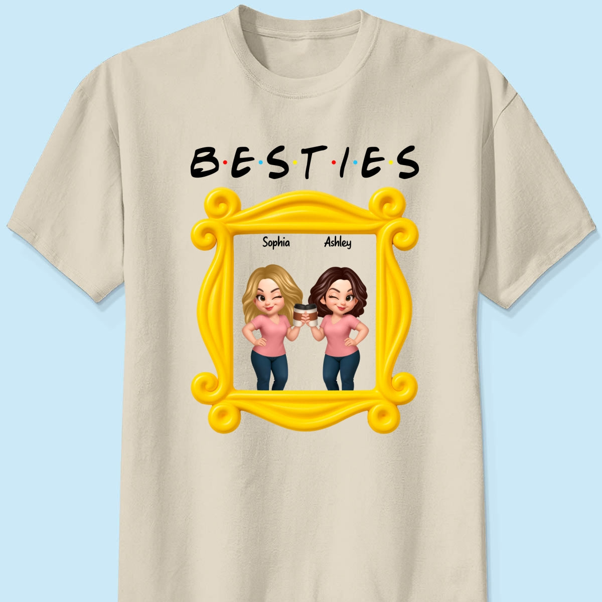 Best Friends Personalized Funny Matching Shirts, Sweatshirts, Fall Gift for Best Friends