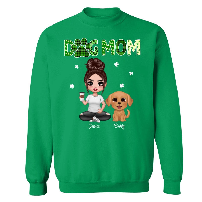 Dog Mom St. Patrick‘s Day Personalized Shirt