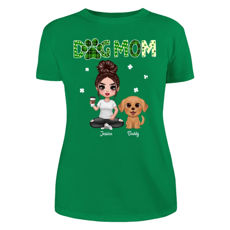 Dog Mom St. Patrick‘s Day Personalized Shirt