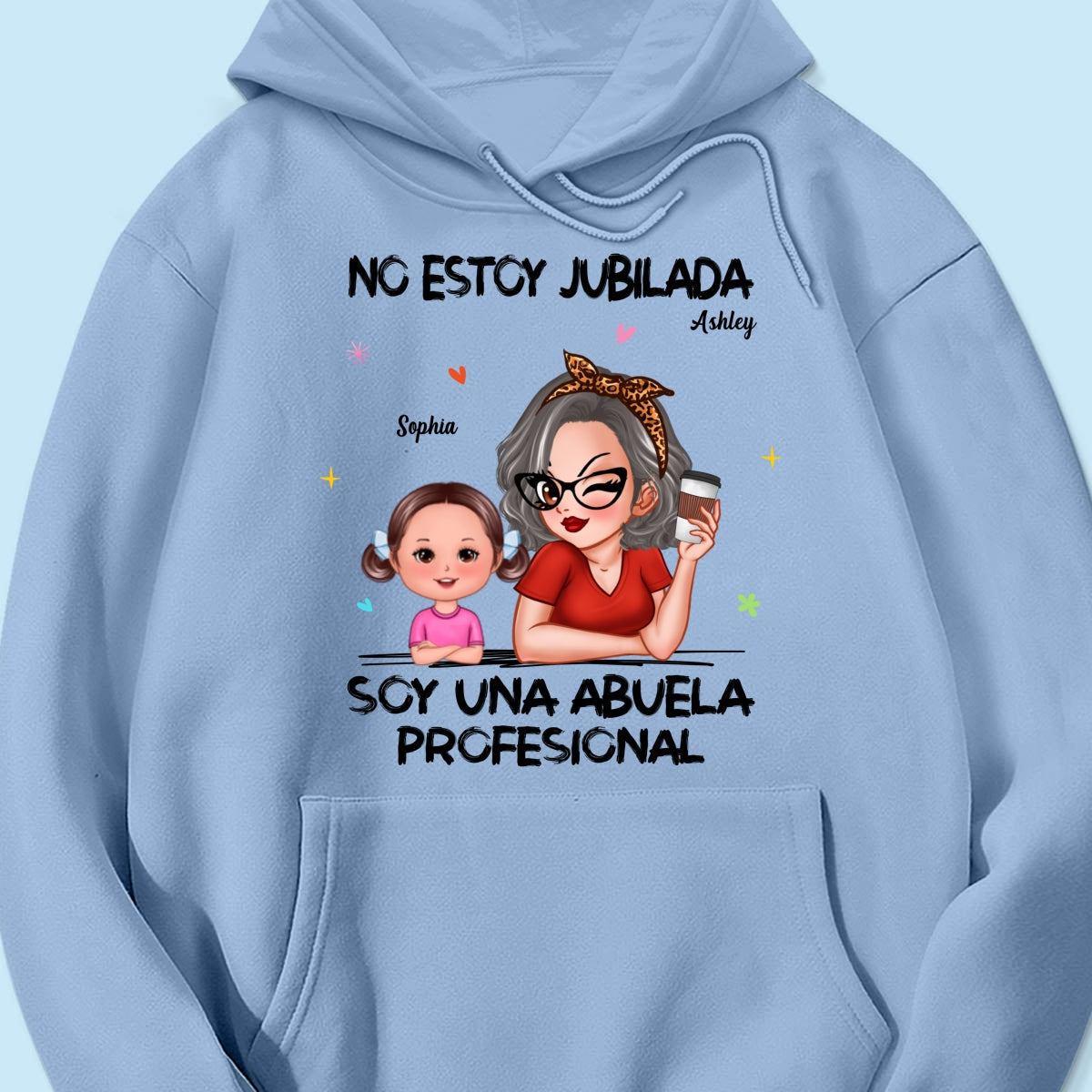 Retired Grandma Spanish Abuela Personalized Shirt