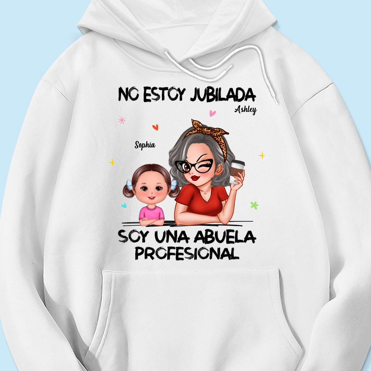Retired Grandma Spanish Abuela Personalized Shirt