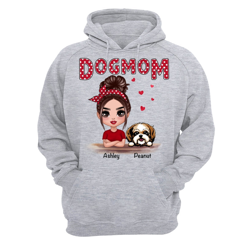 Polka Dot Doll Dog Mom Personalized Shirt