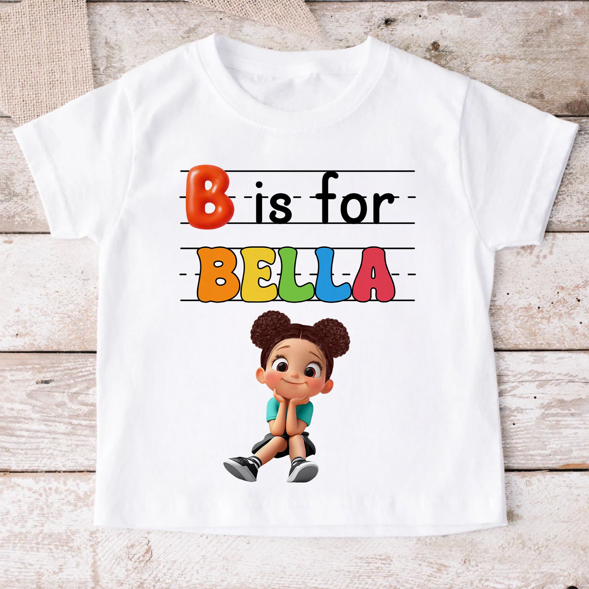 Custom Kids Name Back To School Personalized Shirt, Toddler First Day of School Tee Kindergarten Shirt With Name, First Day School Outfit