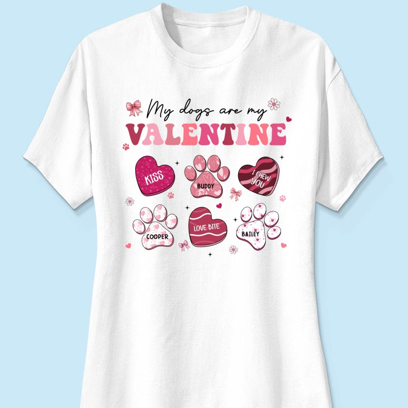 My Dogs Cats Are My  Coquette Paw  Gift For Pet Lover Personalized Shirt