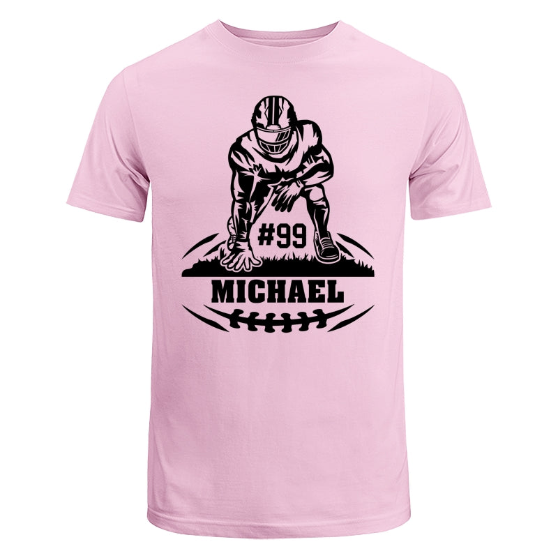 Football Player Standing On The Ground Football Season Matching Personalized Shirt