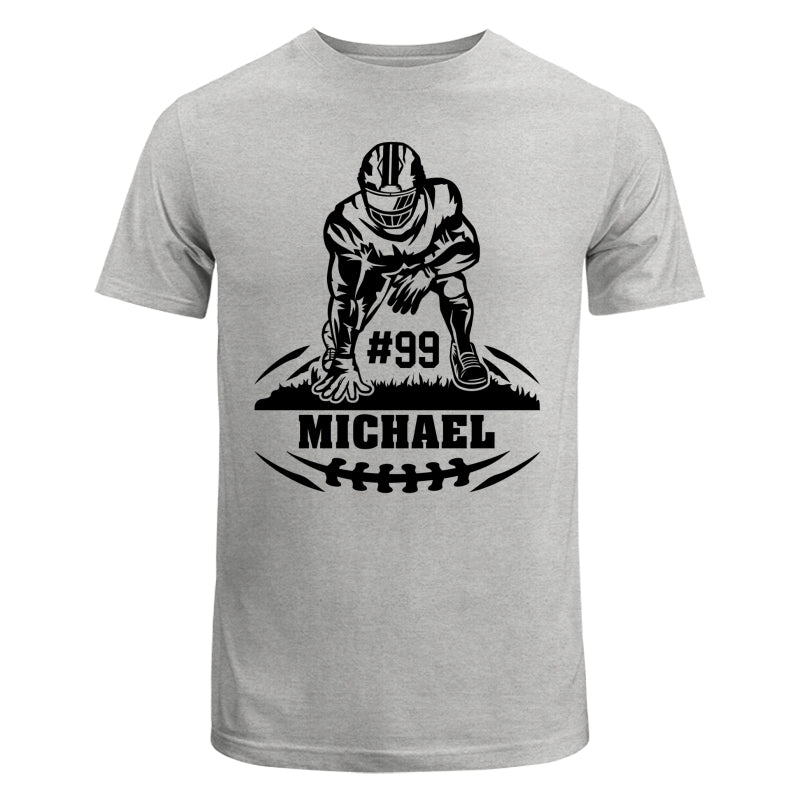 Football Player Standing On The Ground Football Season Matching Personalized Shirt