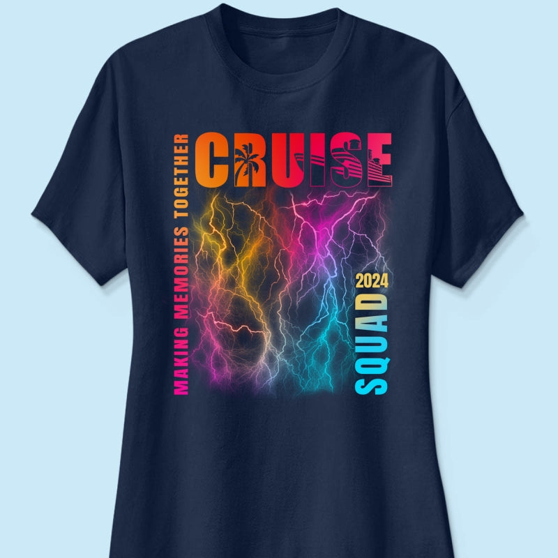 Personalized Cruise Squad 2024 Shirt Caribbean Cruise, Matching Shirts Family Cruise Crew, Summer Vacation Bootleg Tee