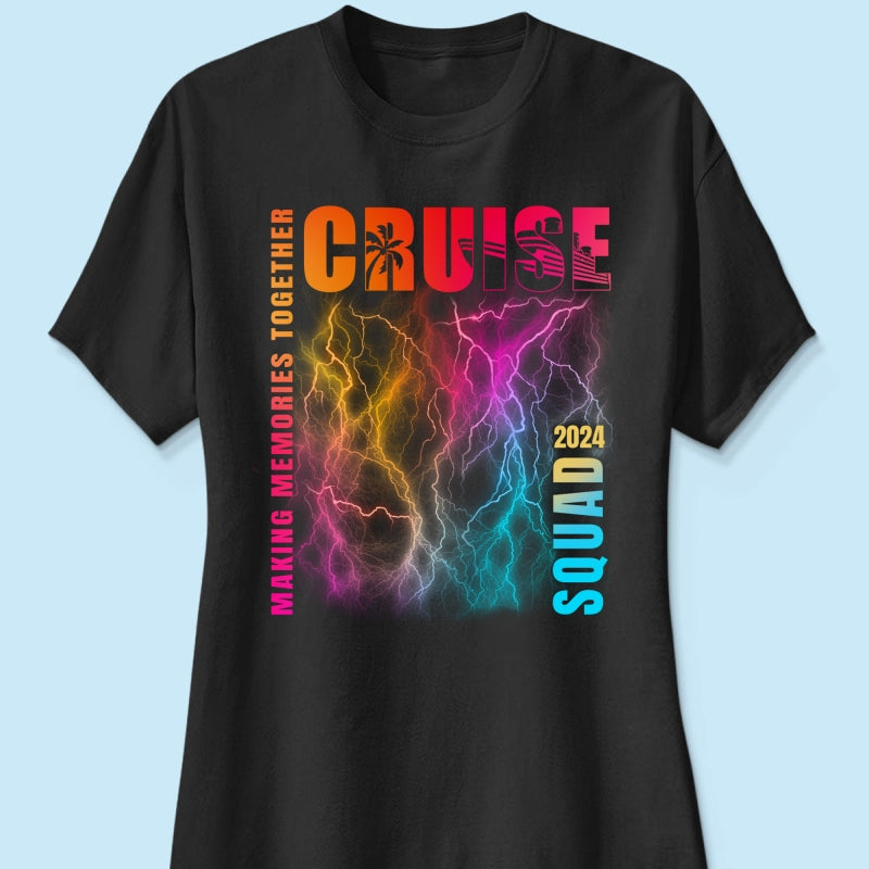 Personalized Cruise Squad 2024 Shirt Caribbean Cruise, Matching Shirts Family Cruise Crew, Summer Vacation Bootleg Tee