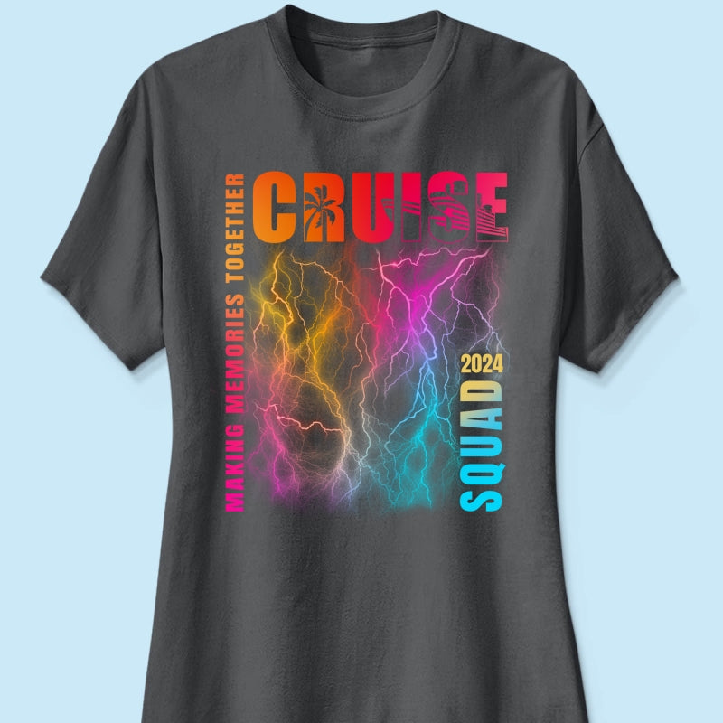 Personalized Cruise Squad 2024 Shirt Caribbean Cruise, Matching Shirts Family Cruise Crew, Summer Vacation Bootleg Tee