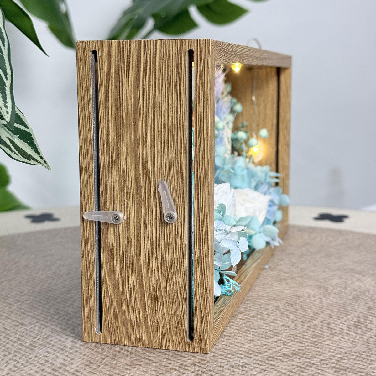 Eternal Love Y2K Couple - Personalized DIY Flower Shadow Box LED Night Light - Valentine's Day Gift, Anniversary Gift, Wedding Gift For Couple, For Him, For Her